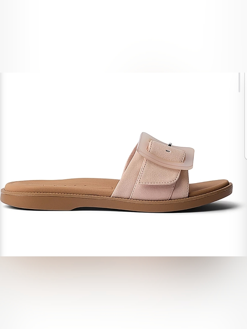 NEW! REEF Women's Pink Slide Sandals with Decorative Buckle sz 8 NWT Price firm - Picture 6 of 8